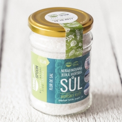 4 x 200 g - Balíček 4. Ks - Portugalské mořské soli nejvyšší kvality - FLOR DE SAL - SOLNÝ KVĚT / Královna soli