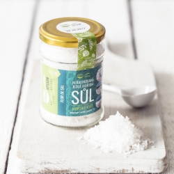 4 x 200 g - Balíček 4. Ks - Portugalské mořské soli nejvyšší kvality - FLOR DE SAL - SOLNÝ KVĚT / Královna soli