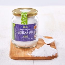 500 g - přírodní mořská sůl z Portugalska jemná - nerafinovaná, ručně sbíraná