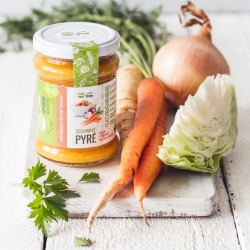 PALETOVÝ PRODEJ - 250 ml - Zeleninové pyré - připravené z čerstvé zeleniny plné vitamínů